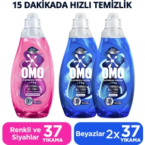 Express Fresh Kötü Koku Karşıtı Beyaz ve Renkliler 1480 ml X2 Capcanlı Renkli ve Siyahlar X1