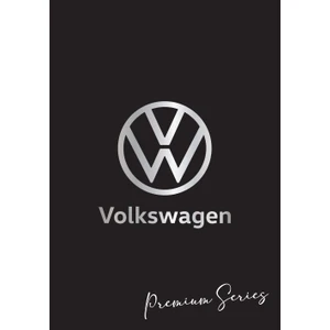 Suya Dayanıklı Yıkanabilir Volkswagen Oto Paspas Kağıdı Siyah Gümüş Baskı 50 Adet - 35X50CM - Kalın