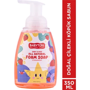 Doğal Çilekli Köpük Sabun 350 ml