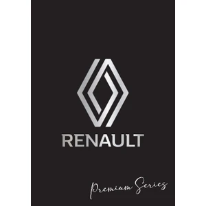 Suya Dayanıklı Yıkanabilir Renault Oto Paspas Kağıdı Siyah Gümüş Baskı 50 Adet - 35X50CM - Kalın