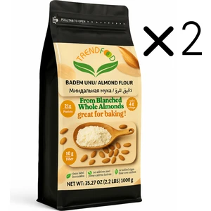 %100 Doğal Çiğ Badem Unu 2 kg | Glutensiz, Katkısız, Yüksek Protein & Lif | Diyet, Ketojenik ve Çocuk Dostu Tarifler Için Ideal