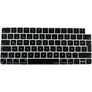 Apple Magic Keyboard-3 Klavye Koruyucu Türkçe Baskı (Tr-Uk) A2449 A2450 A3118 A3203 ile Uyumlu Silikon Kılıf