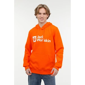 Jack Wolfskin ARTHUR HOODY M Turuncu Erkek Sweatshirt
