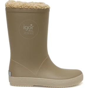 W10293 SPLASH DK BORREGUI Bej Kız Çocuk Yağmur Çizmesi
