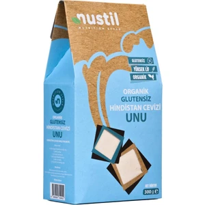 Nustil Organik Hindistan Cevizi Unu 300 g Glutensiz Vegan Alternatif Sağlıklı Beslenme İçin