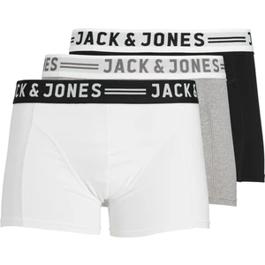 Jack & Jones SENSE TRUNKS 3-PACK NOOS Çok Renkli Erkek Boxer