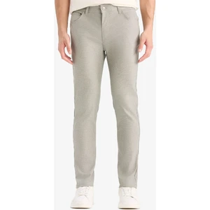 Yazlık Chino Kanvas Dokulu Pantolon Slim Fit Dar Kesim Cepli Dar Paça T1055AZ25SP
