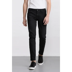 Sergio Regular Fit Normal Kalıp Normal Bel Boru Paça Siyah Jean Pantolon W6868AZ25SP