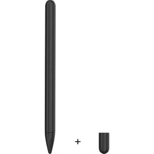 Huawei M-Pencil 1. Nesil Silikon Stylus Kalem Kapağı Tutucu Kaymaz Kalem Kılıfı Koruyucu Uç Kapağı Ile-Siyah (Yurt Dışından)