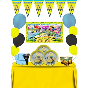 Afişli Minyonlar 24 Kişilik Doğum Günü Parti Malzemeleri Seti