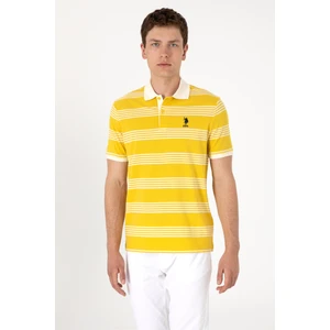 U.s. Polo Assn. Erkek Koyu Sarı Tişört 50306826-VR094