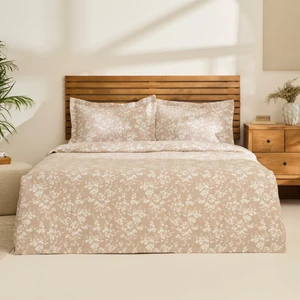 Kaşmir Home Eternal Çift Kişilik Yatak Örtüsü Takımı Bej