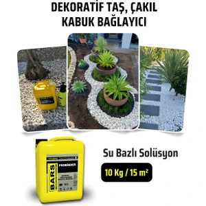 Probinder Dekoratif Taş, Çakıl ve Kabuk Bağlayıcı Şeffaf Solüsyon –  Dayanıklı ve Kolay Uygulama