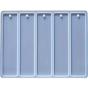 Epoksi 5'li Düz Model Çoklu Kitap Ayracı Kalıbı Silikon Kalıp