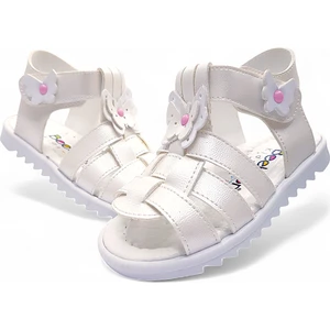 Ortopedik Kız İlk Adım Bebek ve Çocuk Sandaleti Kelebek Serisi Klb2415 Sedef 20