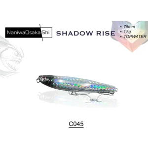 Shadow Rıse 75MM 7.8g Su Üstü Maket C045 Kara Kafa