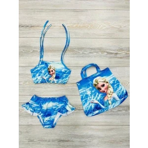 Çantalı Üç Parça Bikini Takım
