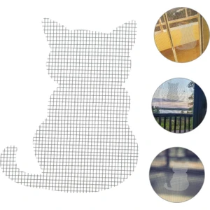 Yapışkanlı Sineklik Pencere Kapı Teli Tamir  Yama Bandı Kedi Şekilli 20 Adet.7cmX9cm