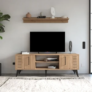 G3410 Karla Tv Ünitesi ve Raflı Sepet