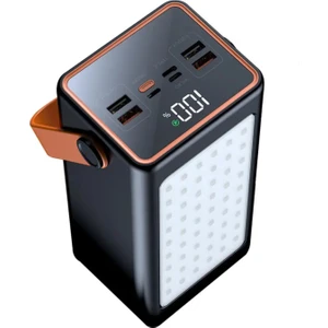 Acl Pw-52 70.000MAH 22.5W Siyah LCD 1xmicro 2xtyp-C 4xusb Port Taşınabilir Şarj Cihazı Powerbank
