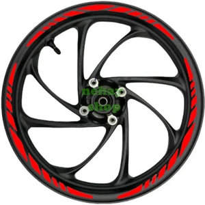 Şık Tasarım  Motosiklet Jant Şeridi Reflektör Kırmızı Honda Pcx Uyumlu Sağ-Sol/ön-Arka