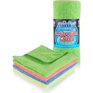 Minky Homecare Mcloth Çok Amaçlı Temizlik Bezi- 4lu Set