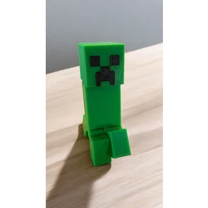 Blok Canavarı Figürü – Hareketli ve Dönebilen 7 cm Minecraft