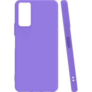 Galaxy A03S Kılıf Tkdr Biye Silikon-Lila