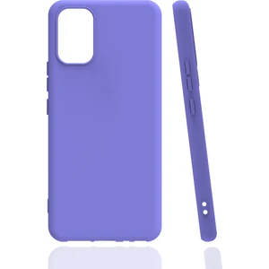 Vivo V21E Kılıf Tkdr Biye Silikon-Lila