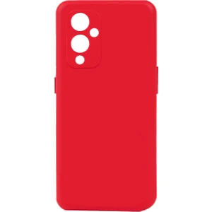 One Plus 9 Kılıf Tkdr Biye Silikon-Kırmızı