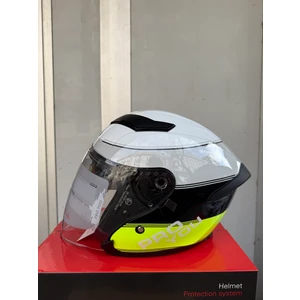 Proyou Güneş Gözlüklü Yarım Kask - Açık Kask