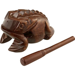 Large Wooden Frog Guiro  (Brown)