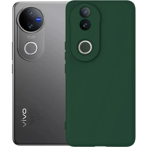 Vivo V50 5g Uyumlu Silikon Kılıf - Kamera Korumalı Esnek Pastel Renk Kapak - Yeşil