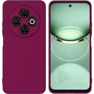 Tecno Spark 30C Uyumlu Silikon Kılıf - Kamera Korumalı Esnek Pastel Renk Kapak - Mürdüm