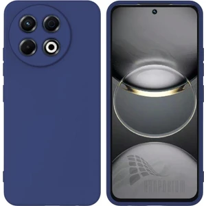 Tecno Spark 30 Pro Uyumlu Silikon Kılıf - Kamera Korumalı Esnek Pastel Renk Kapak - Lacivert