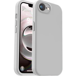 Apple iPhone 16E Uyumlu Silikon Kılıf - Kamera Korumalı Esnek Pastel Renk Kapak - Gri