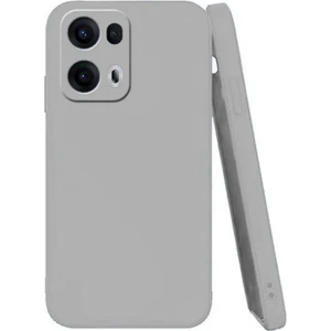 Oppo Reno 13 Pro Uyumlu Silikon Kılıf - Kamera Korumalı Esnek Pastel Renk Kapak - Gri