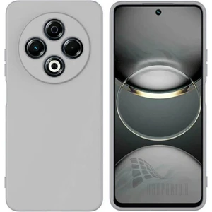 Tecno Spark 30 Uyumlu Silikon Kılıf - Kamera Korumalı Esnek Pastel Renk Kapak - Gri