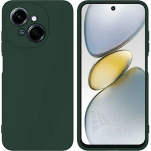 Tecno Spark Go 1 Uyumlu Silikon Kılıf - Kamera Korumalı Esnek Pastel Renk Kapak - Yeşil