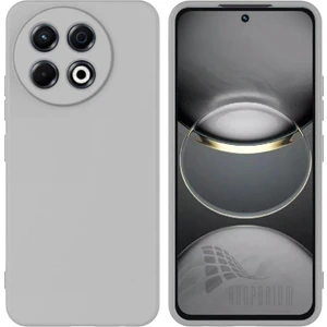 Tecno Spark 30 Pro Uyumlu Silikon Kılıf - Kamera Korumalı Esnek Pastel Renk Kapak - Gri
