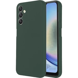 Samsung Galaxy M34 5g Uyumlu Silikon Kılıf - Kamera Korumalı Esnek Pastel Renk Kapak - Yeşil