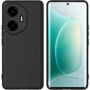 Honor 300 Uyumlu Silikon Kılıf - Kamera Korumalı Esnek Pastel Renk Kapak - Siyah