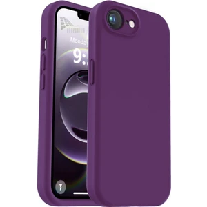 Apple iPhone 16E Uyumlu Silikon Kılıf - Kamera Korumalı Esnek Pastel Renk Kapak - Mor