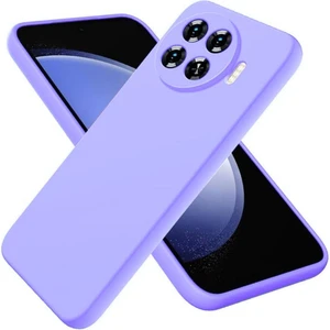 Tecno Spark 20 Pro Plus Uyumlu Silikon Kılıf - Kamera Korumalı Esnek Pastel Renk Kapak - Lila