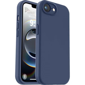 Apple iPhone 16E Uyumlu Silikon Kılıf - Kamera Korumalı Esnek Pastel Renk Kapak - Lacivert