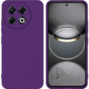 Tecno Spark 30 Pro Uyumlu Silikon Kılıf - Kamera Korumalı Esnek Pastel Renk Kapak - Mor