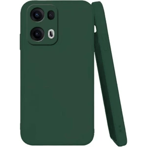 Oppo Reno 13 Pro Uyumlu Silikon Kılıf - Kamera Korumalı Esnek Pastel Renk Kapak - Yeşil