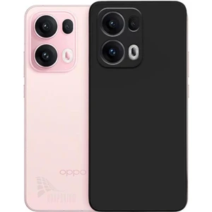 Oppo Reno 13 Pro Uyumlu Silikon Kılıf - Kamera Korumalı Esnek Pastel Renk Kapak - Siyah