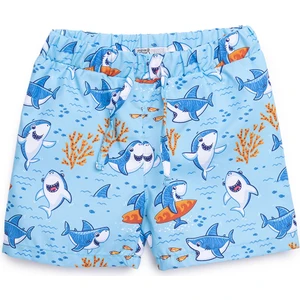 Hellobaby Erkek Bebek Uv Koruma Şort Mayo Köpekbalığı Desen Ipli Micro Kumaş