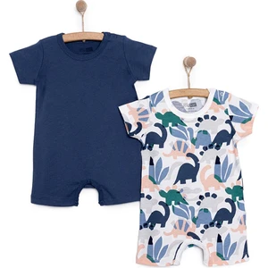 Hellobaby Yenidoğan Erkek 2li Kısa Tulum Erkek Bebek